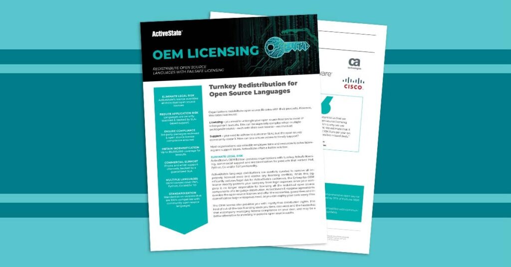 OEM Licensing: Redistribute Open Source Languages