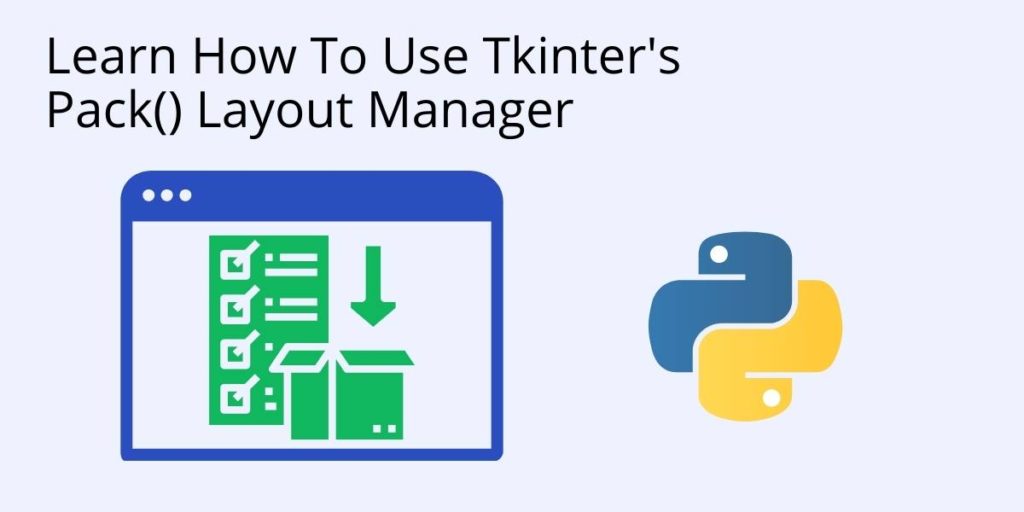 How to use pack in tkinter