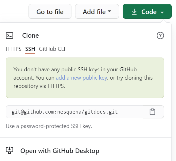 SSH Pip install git